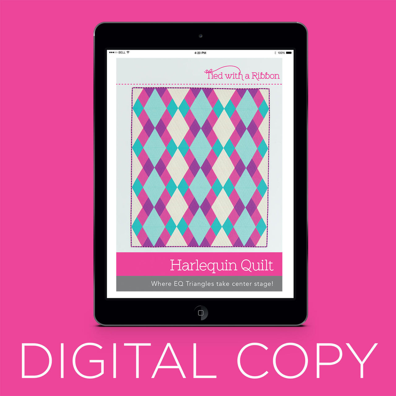 Digital Download - Harlequin Quilt Pattern