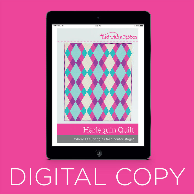 Digital Download - Harlequin Quilt Pattern