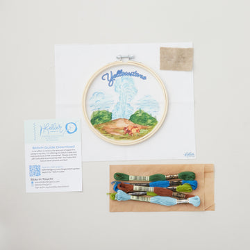 Yellowstone National Park Embroidery Kit