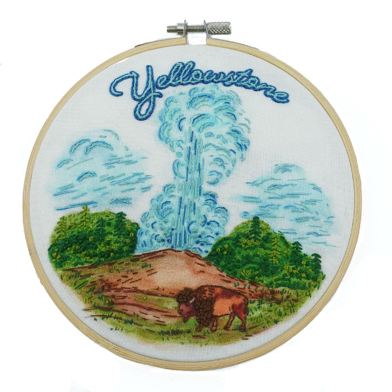 Yellowstone National Park Embroidery Kit