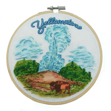 Yellowstone National Park Embroidery Kit