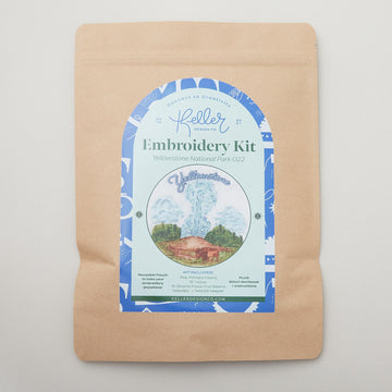 Yellowstone National Park Embroidery Kit