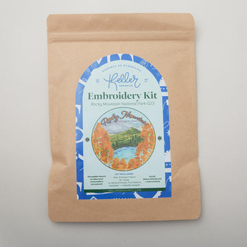 Rocky Mountain National Park Embroidery Kit