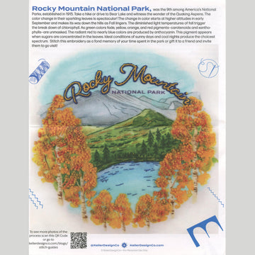 Rocky Mountain National Park Embroidery Kit