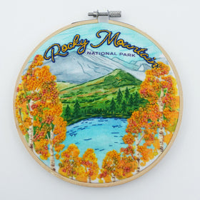 Rocky Mountain National Park Embroidery Kit