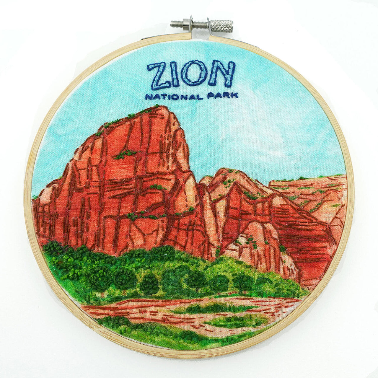 Zion National Park Embroidery Kit
