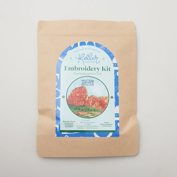 Zion National Park Embroidery Kit