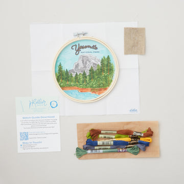 Yosemite National Park Embroidery Kit