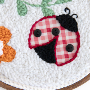 Bugs & Blooms Punch Needle Hoop Kit