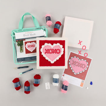 Hugs & Kisses Punch Needle Frame Kit