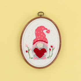 Be My Gnomie? Punch Needle Hoop Kit