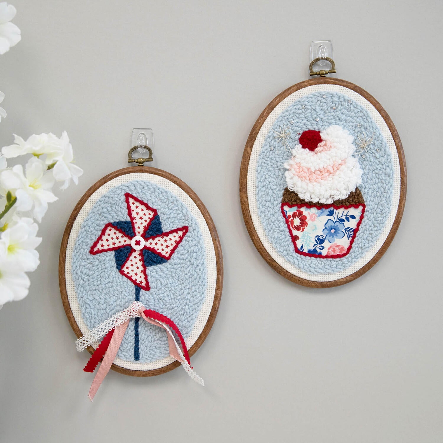 Patriotic Party Punch Needle Hoop Kit