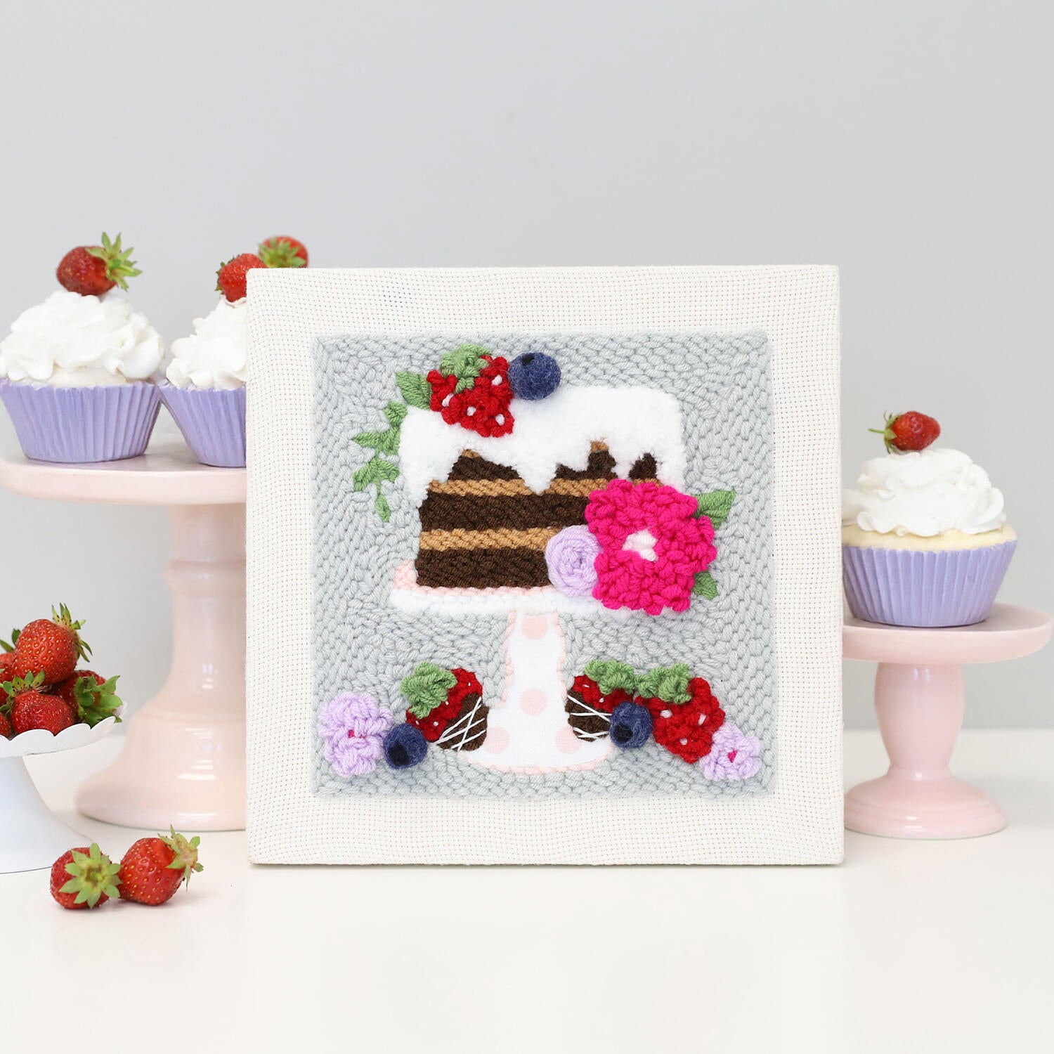 Piece of Cake Punch Needle Embroidery Kit