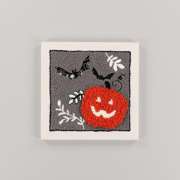 Jack-O'Lantern Jubilee Punch Needle Frame Kit
