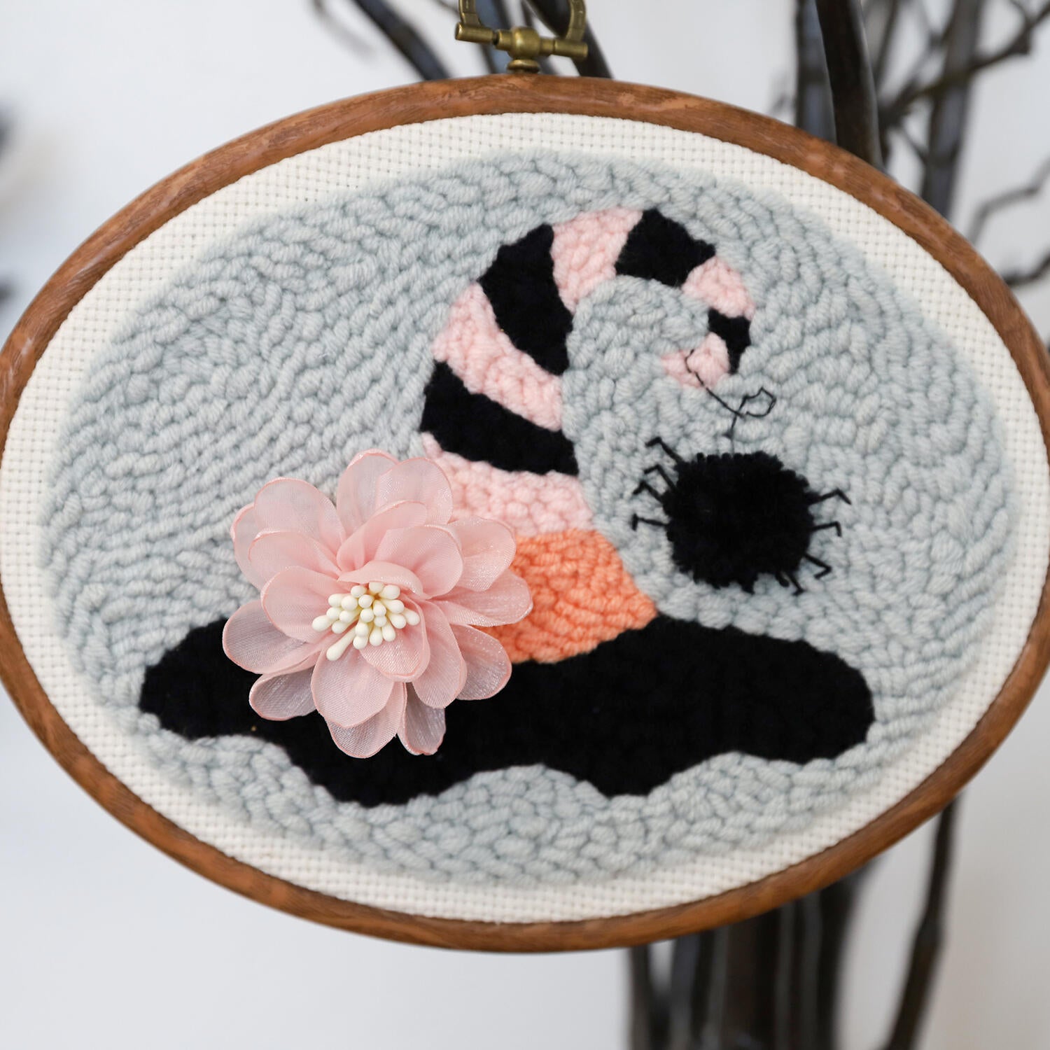 Ghoul's Night Out Punch Needle Hoop Kit