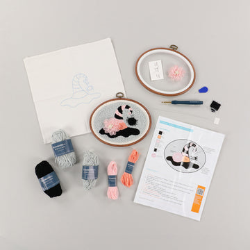 Ghoul's Night Out Punch Needle Hoop Kit