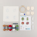 Cozy Christmas Ornaments Punch Needle Embroidery Kit