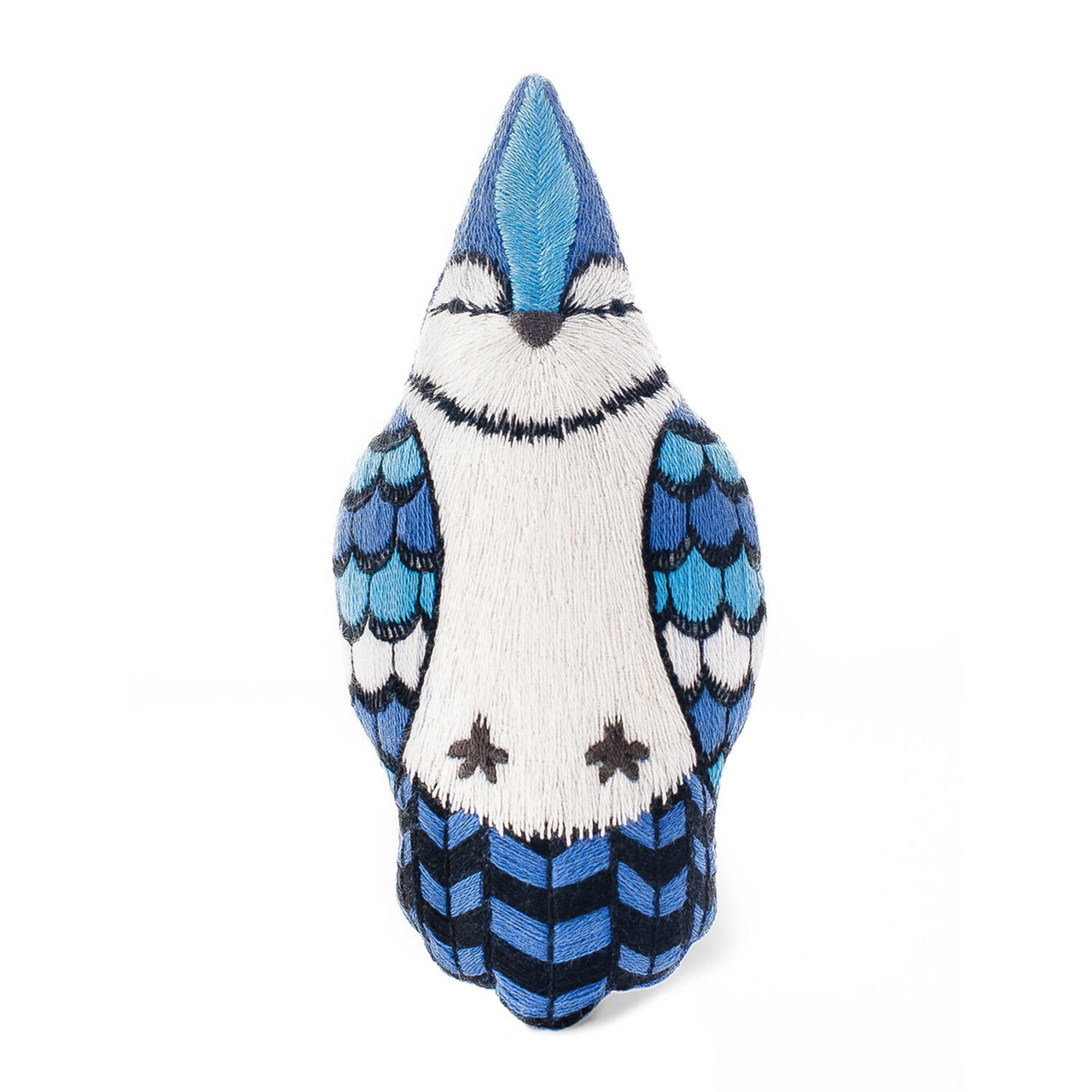 D.I.Y. Embroidered Doll Kit - Blue Jay