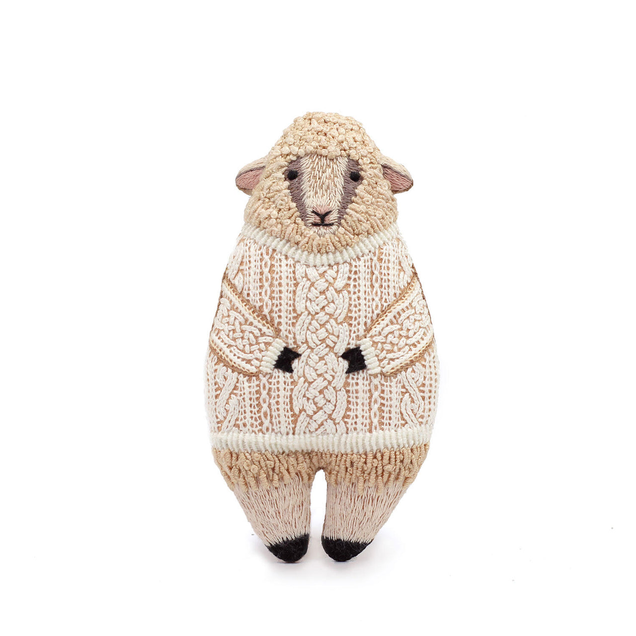 D.I.Y. Embroidered Doll Kit - Sheep