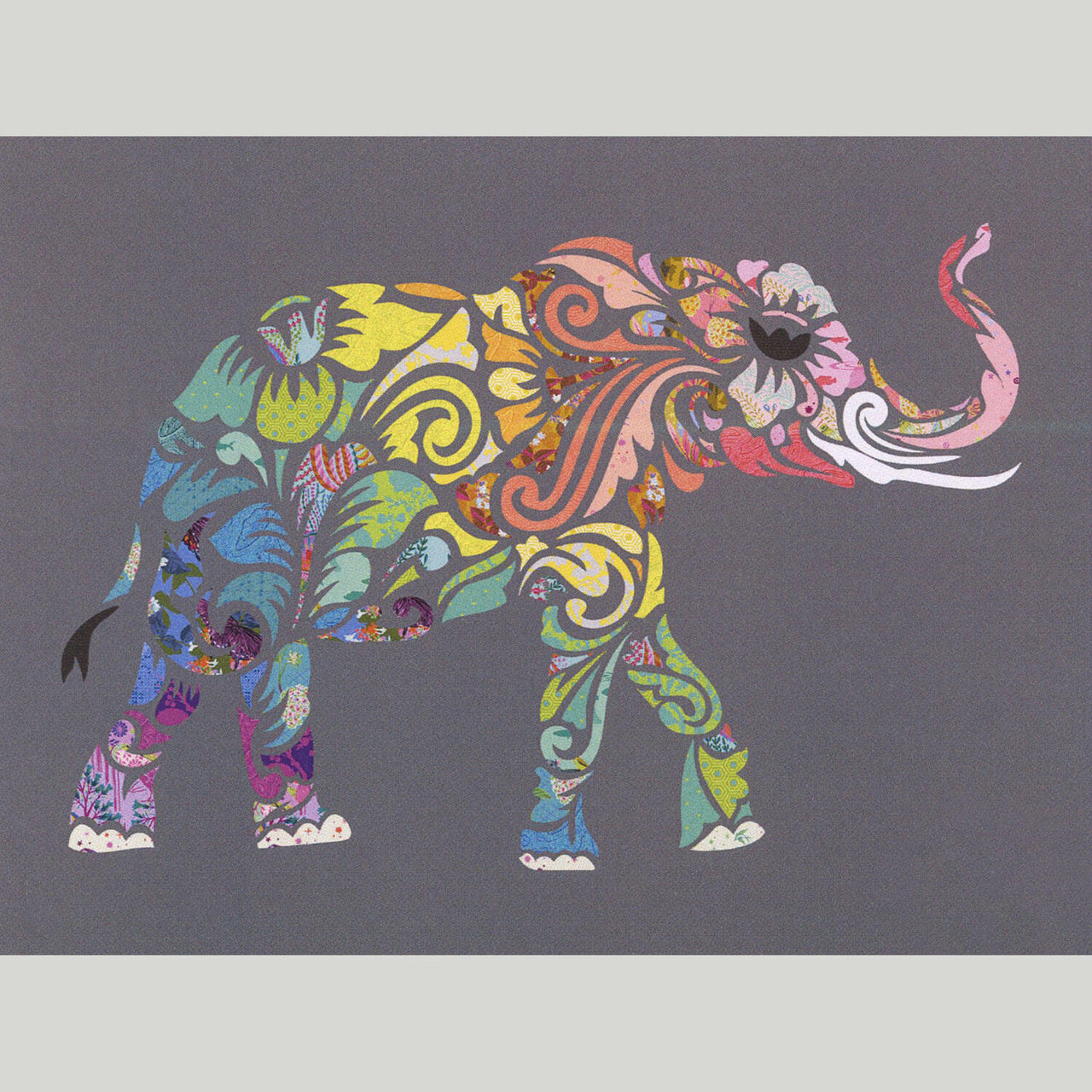 Holi Ganesha Matahari Laser Cut Quilt Kit