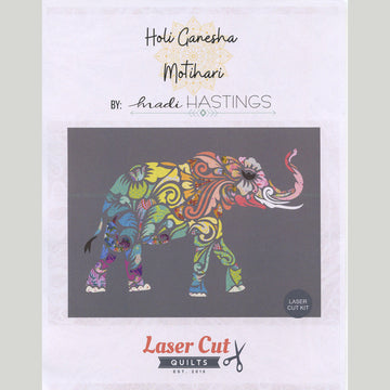 Holi Ganesha Matahari Laser Cut Quilt Kit