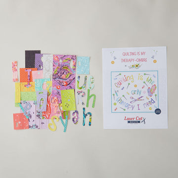 Quilting Is My Therapy Laser-Cut Kit