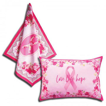 Love Pink Scarf & Pillow Free Quilt Pattern by Rosemarie Lavin