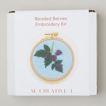 Beaded Berries Embroidery Kit