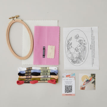 Butterfly Garden Embroidery Kit