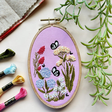 Butterfly Garden Embroidery Kit