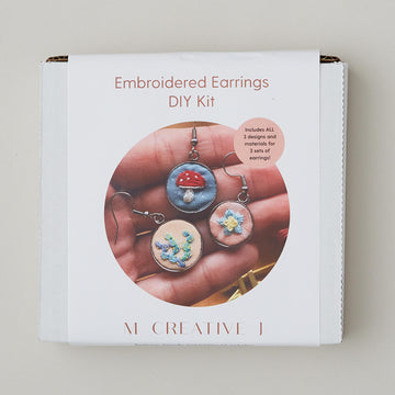 Embroidered Earrings Kit