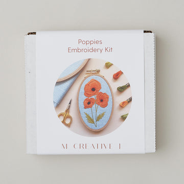 Poppies Embroidery Kit