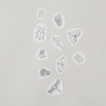 Bugs Stick and Stitch Embroidery Pattern