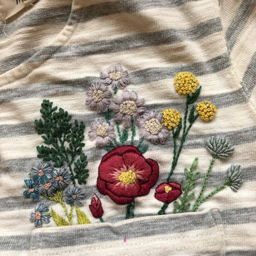 Wildflower Stems Stick and Stitch Embroidery Pattern