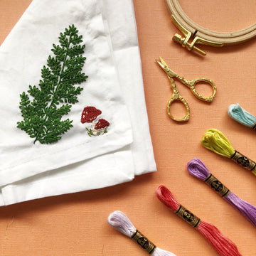 Forest Forage Stick and Stitch Embroidery Pattern