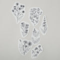 Unconventional Flowers Stick and Stitch Embroidery Pattern
