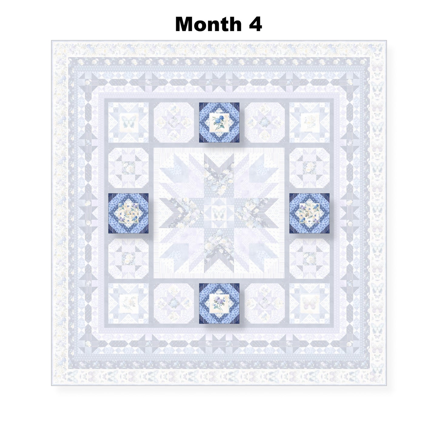Morning Blooms Block of the Month Presale Alternative View #4