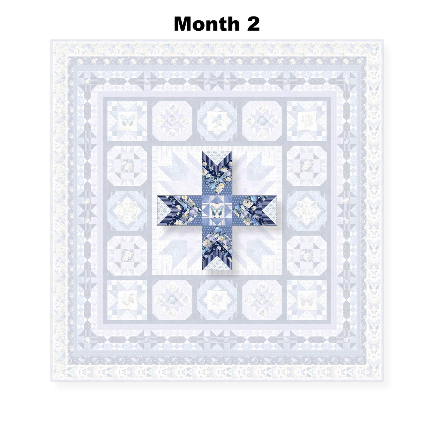 Morning Blooms Block of the Month Presale Alternative View #2