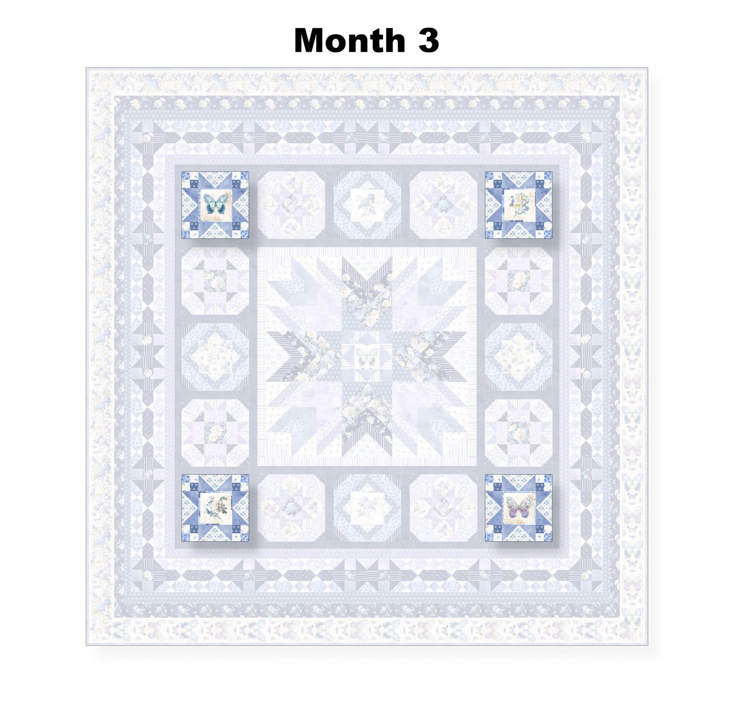 Morning Blooms Block of the Month Presale Alternative View #3