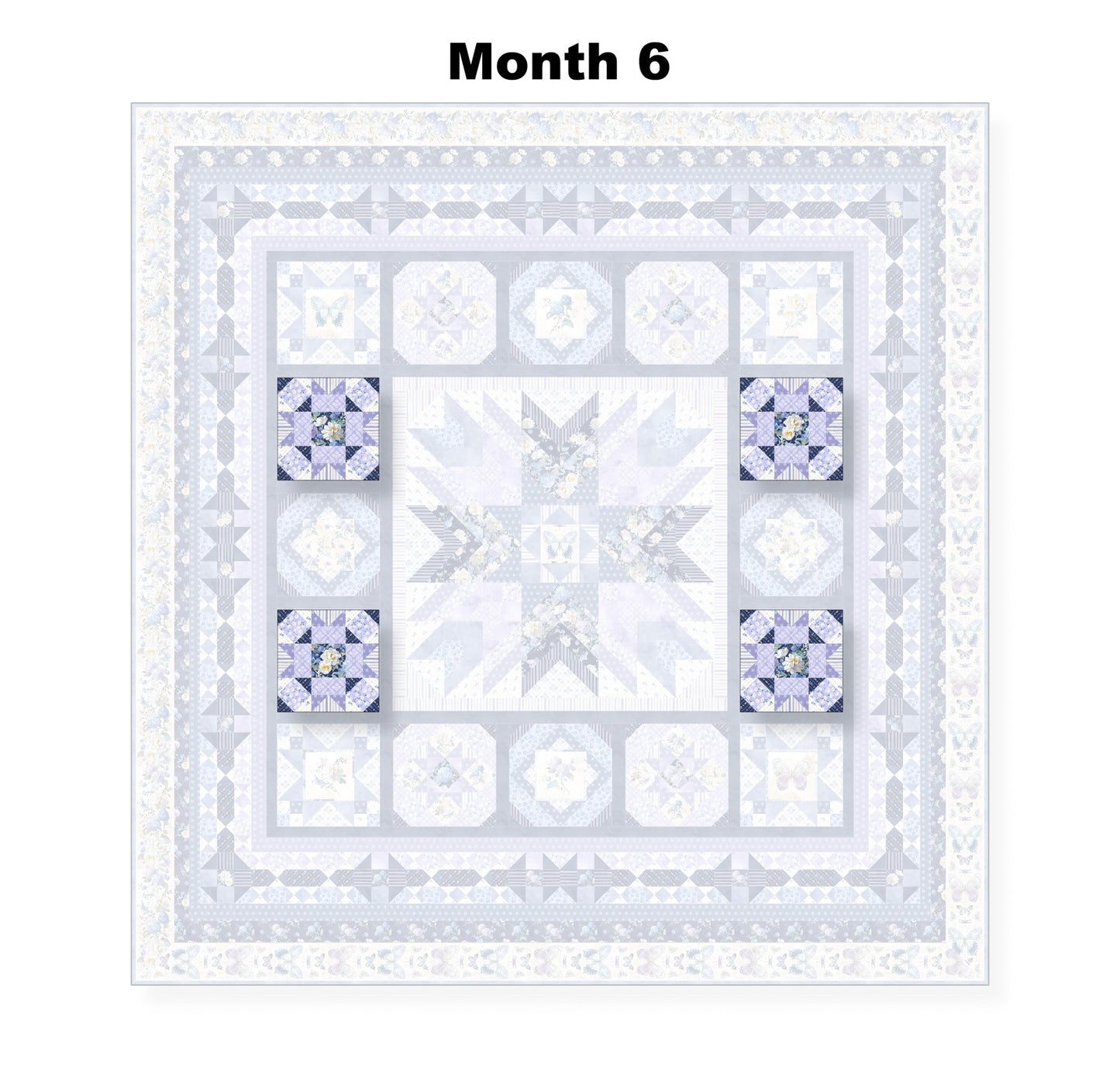 Morning Blooms Block of the Month Presale Alternative View #6