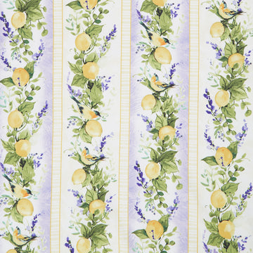 Lavender Lemonade - Repeating Stripe Multi Yardage