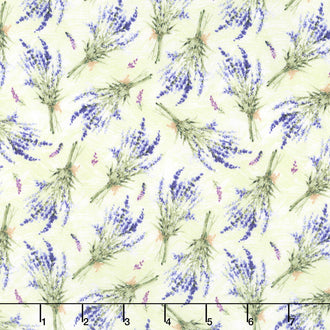 Lavender Lemonade - Tossed Lavender Lime Yardage