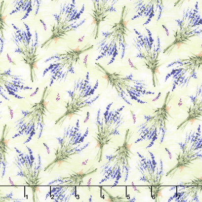 Lavender Lemonade - Tossed Lavender Lime Yardage