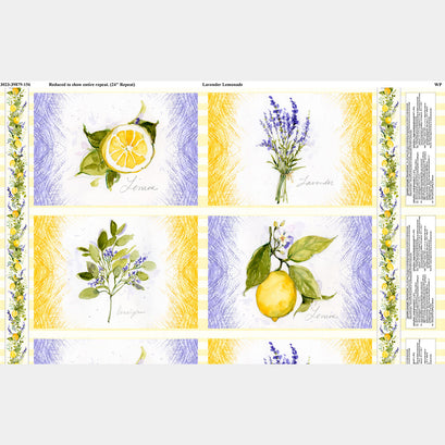 Lavender Lemonade - Placemat Multi Panel
