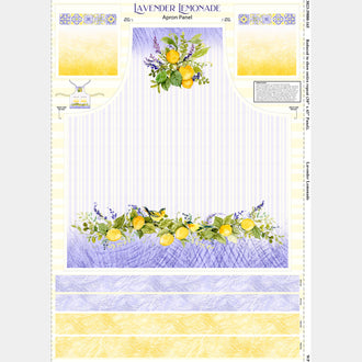 Lavender Lemonade - Apron Multi Panel