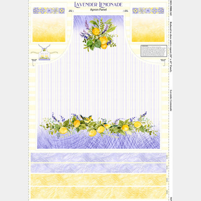 Lavender Lemonade - Apron Multi Panel