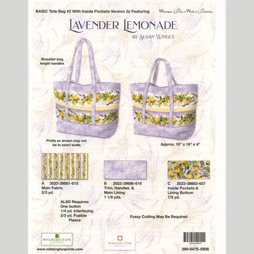 Lavender Lemonade Tote Bag Kit