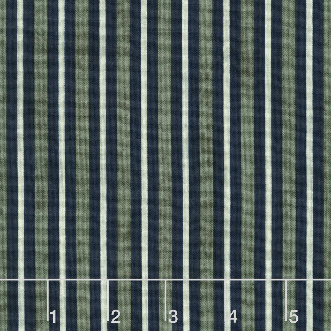 Garden Grace - Stripe Navy Yardage