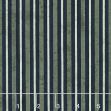Garden Grace - Stripe Navy Yardage