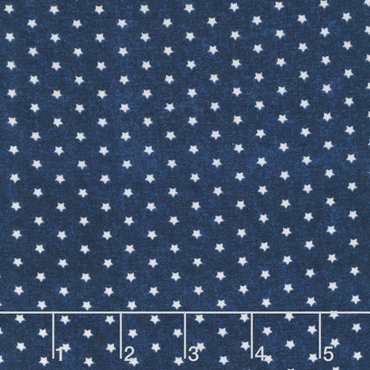 Stars Of Valor - Little Stars Navy Yardage